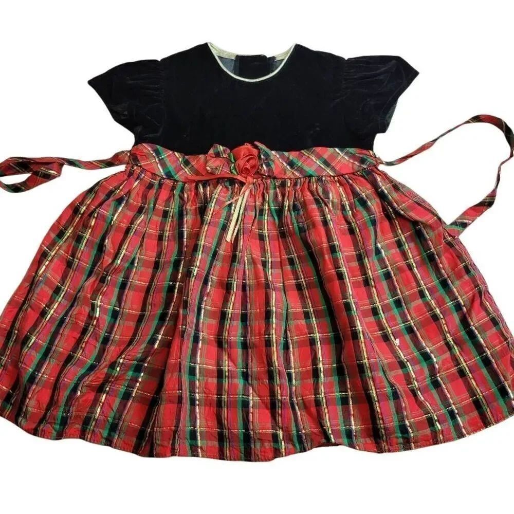 Rare Editions Christmas dress 18 months